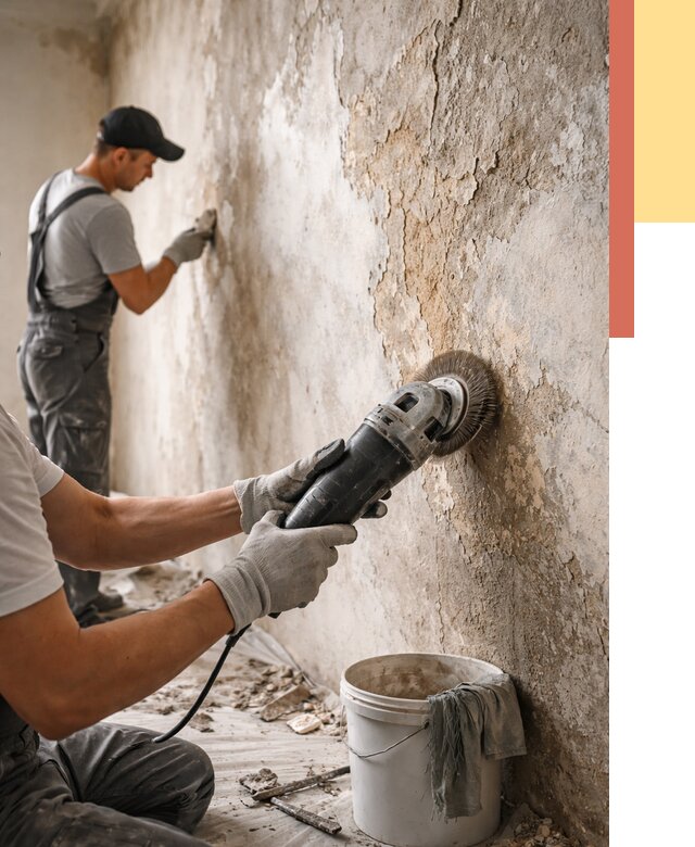 Снятие и удаление краски со стен в Улан-Удэ от 2151 руб. — ОТДЕЛОЧНИК-Лнд