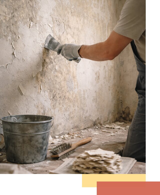 Удаление старой краски со стен в Улан-Удэ качественно и быстро