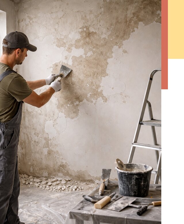 Снятие старой шпаклевки в Улан-Удэ от 1895 руб. — быстро и недорого | ОТДЕЛОЧНИК-Лнд