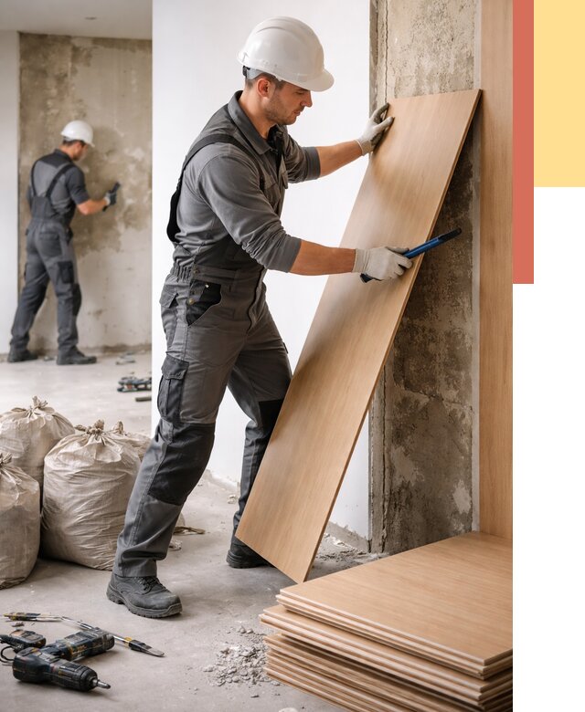 Демонтаж стеновых панелей в Улан-Удэ от 3585 руб. за м² быстро и недорого | ОТДЕЛОЧНИК-Лнд