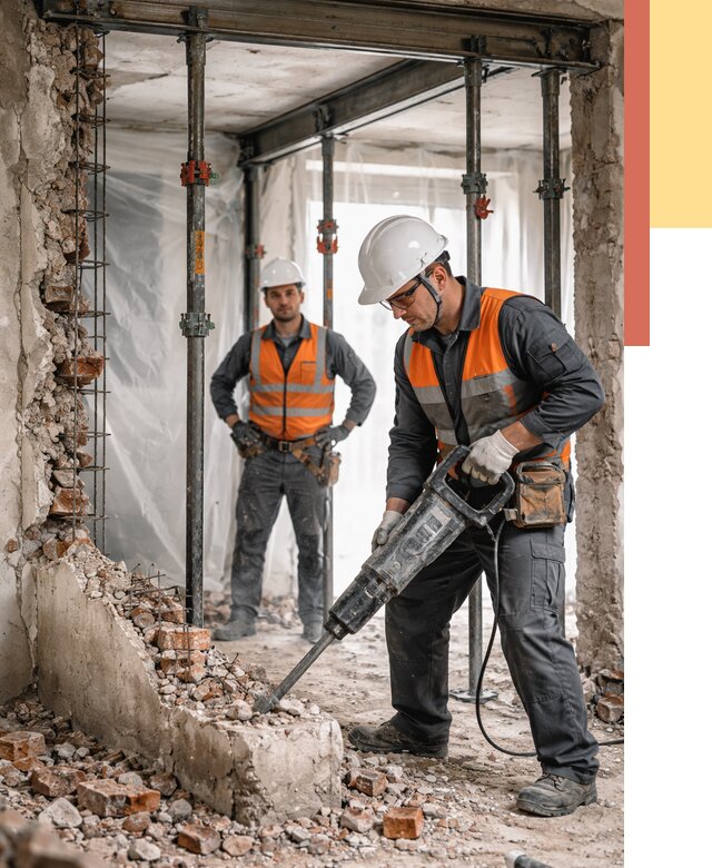 Снос несущих стен в Улан-Удэ от 10499 руб. — демонтаж несущей стены под ключ | ОТДЕЛОЧНИК-Лнд