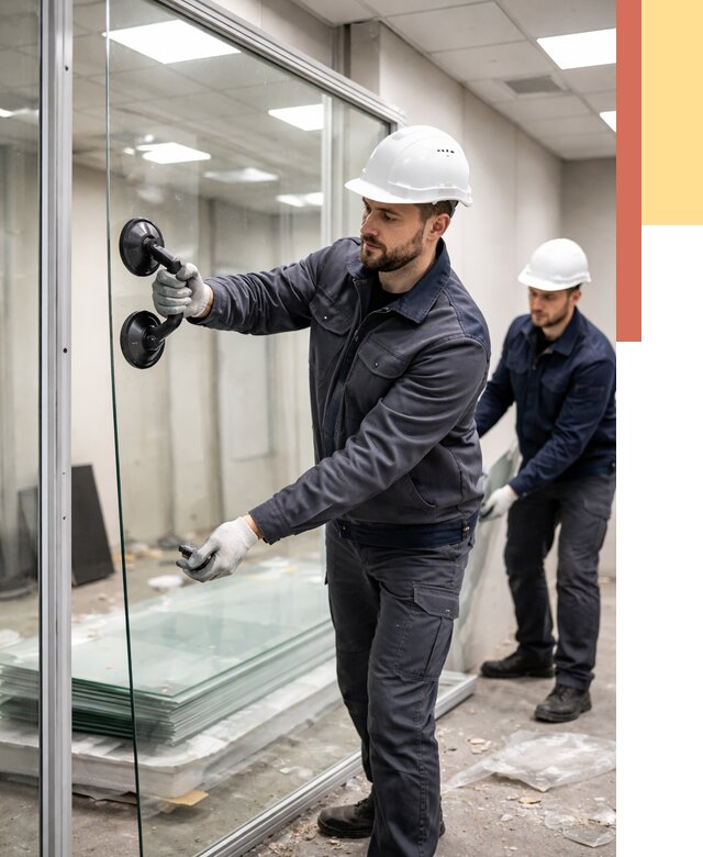 Демонтаж стеклянных перегородок в Улан-Удэ от 3278 руб. — быстро и недорого | ОТДЕЛОЧНИК-Лнд