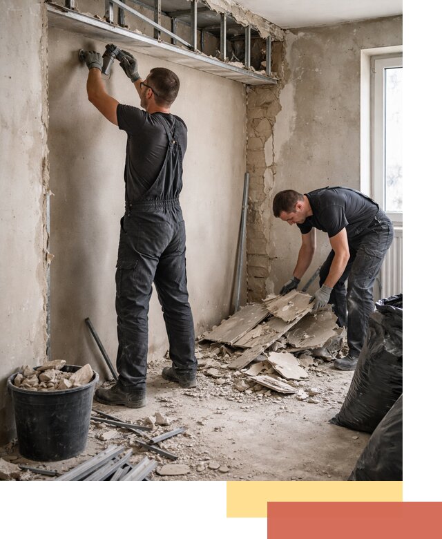 Демонтаж короба из гипсокартона в Улан-Удэ быстро и аккуратно