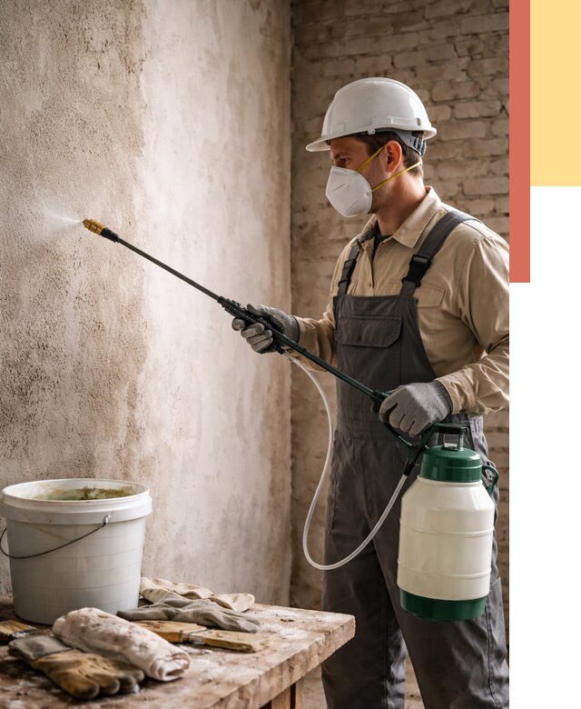 Антисептическая обработка стен в Улан-Удэ от 1229 руб. — быстро и недорого | ОТДЕЛОЧНИК-Лнд