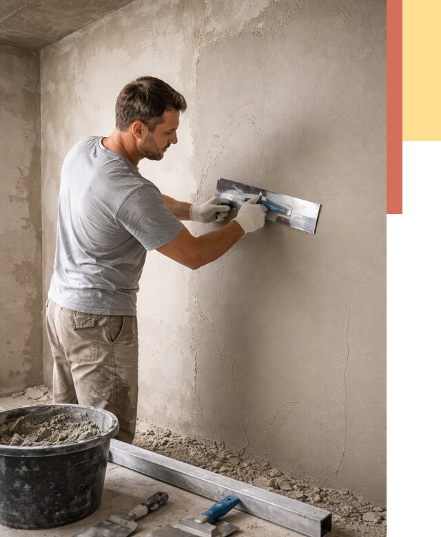 Штукатурка стен без маяков в Улан-Удэ от 7375 руб/м2 — услуги и цена | ОТДЕЛОЧНИК-Лнд