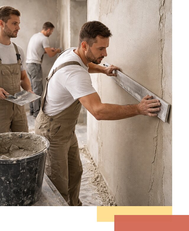 Штукатурка стен без маяков в Улан-Удэ быстро и качественно