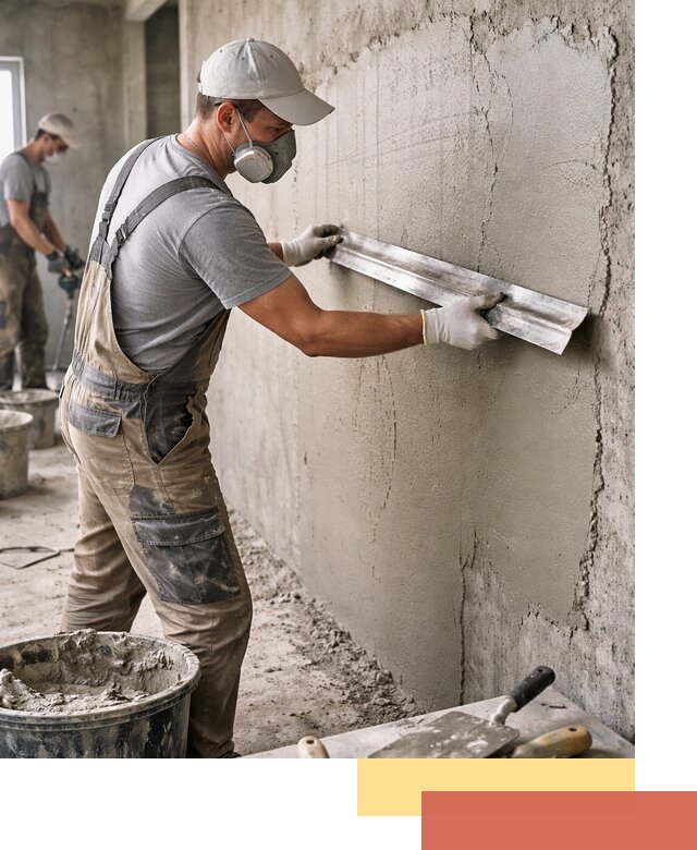 Штукатурка бетонных стен в Улан-Удэ качественно и долговечно