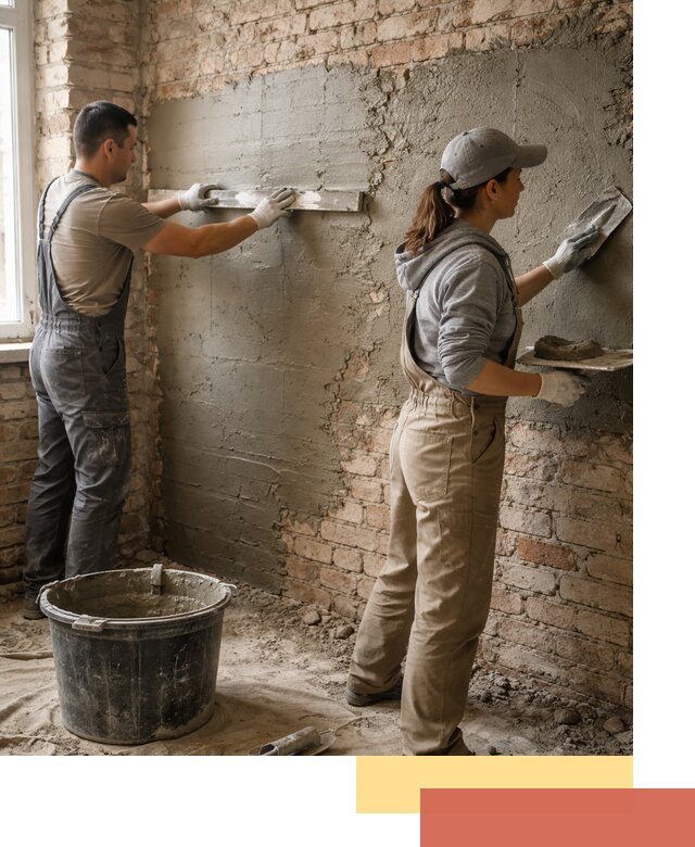 Штукатурка кирпичных стен в Улан-Удэ — качественно и надежно