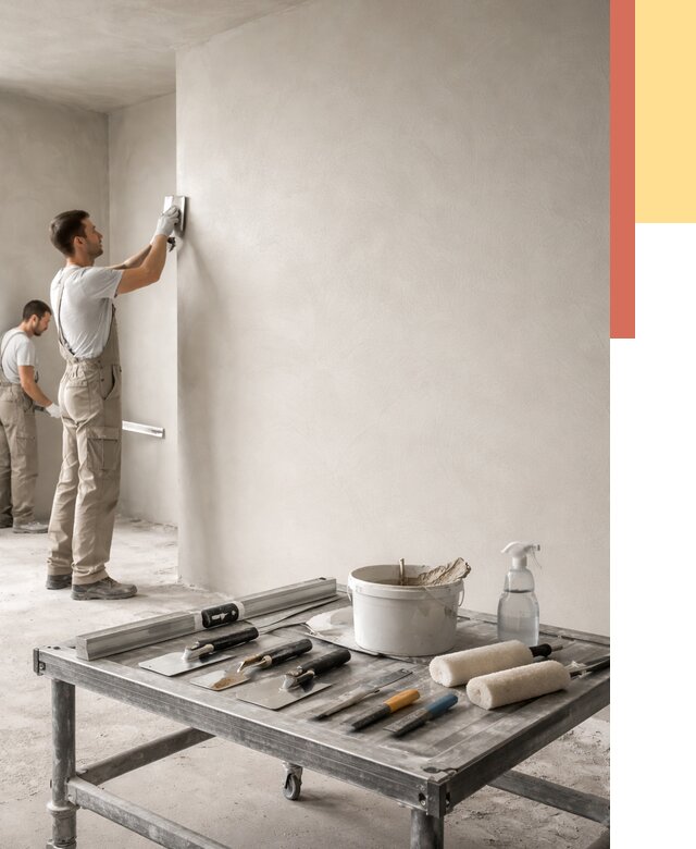 Штукатурка стен под покраску в Улан-Удэ от 4609 руб./м² — качественно и недорого | ОТДЕЛОЧНИК-Лнд