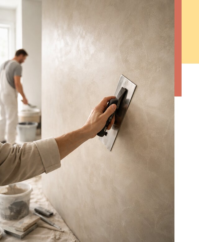 Венецианская штукатурка в Улан-Удэ от 3585 руб/м² — нанесение стен под ключ | ОТДЕЛОЧНИК-Лнд