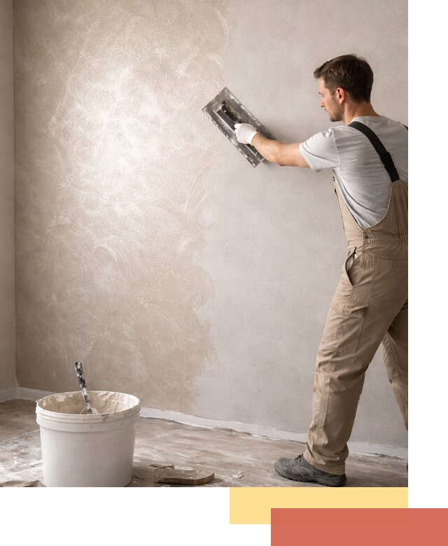 Декоративная штукатурка «Мокрый шелк» под ключ в Улан-Удэ