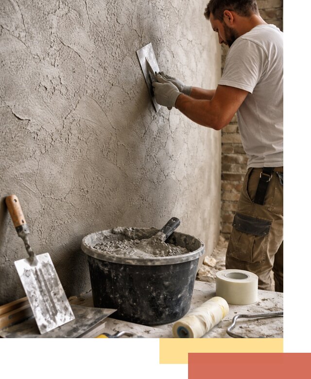 Декоративная штукатурка лофт в Улан-Удэ — отделка стен и потолков