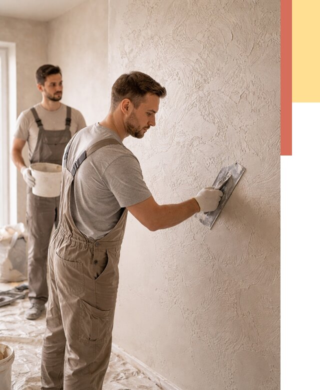 Фактурная штукатурка стен в Улан-Удэ от 4302 руб./м² — заказать под ключ | ОТДЕЛОЧНИК-Лнд