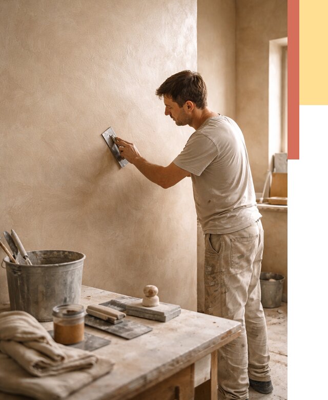 Марокканская штукатурка таделакт в Улан-Удэ под ключ от 4302 руб. | ОТДЕЛОЧНИК-Лнд