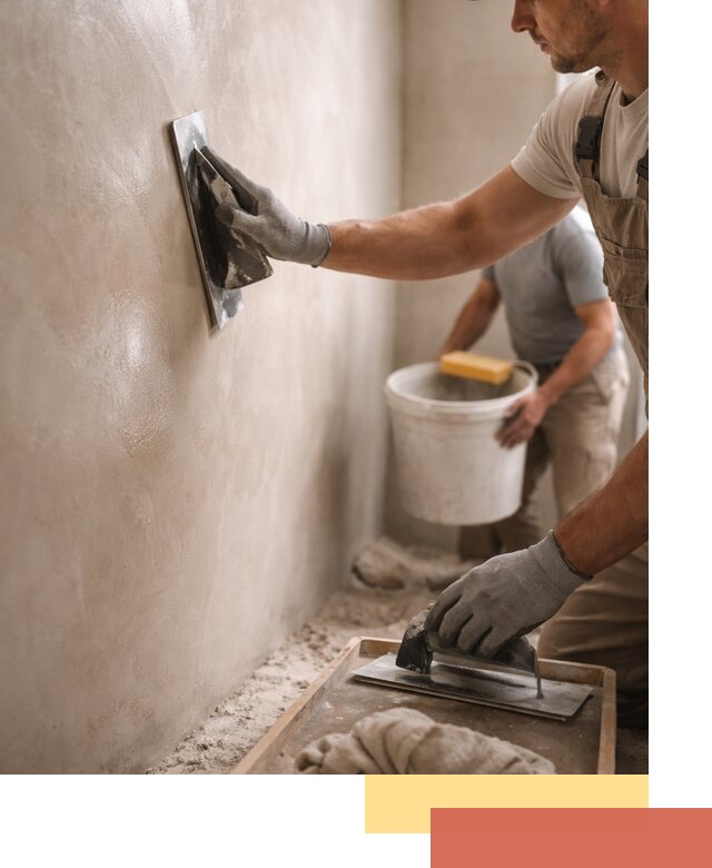 Нанесение марокканской штукатурки таделакт в Улан-Удэ