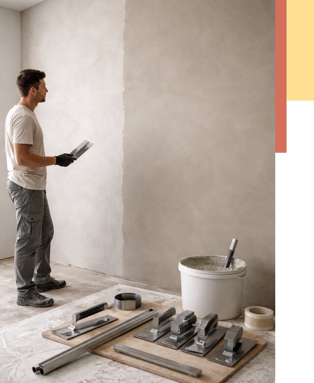 Нанесение микроцемента на стены в Улан-Удэ от 3278 руб./м2 под ключ | ОТДЕЛОЧНИК-Лнд