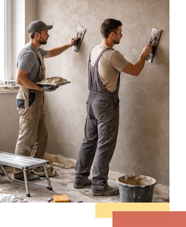 Ремонт декоративной штукатурки и восстановление фактуры в Улан-Удэ