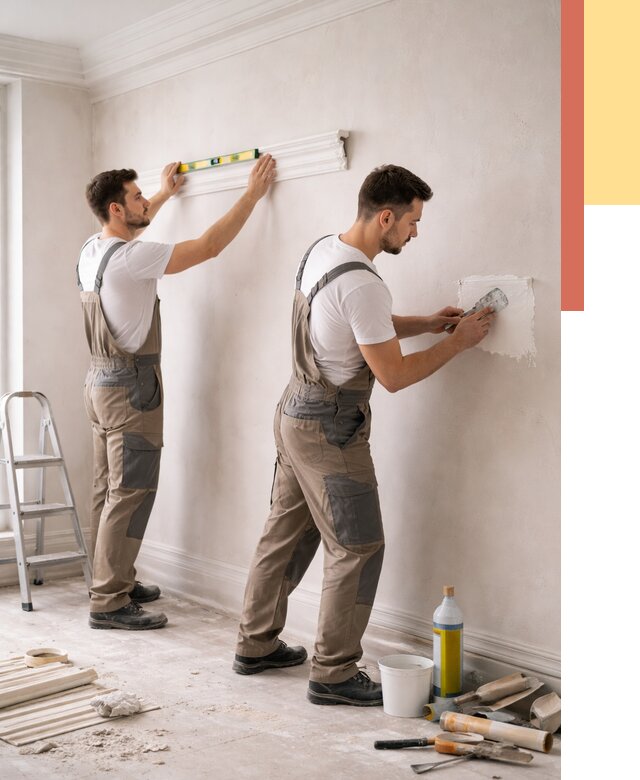 Монтаж лепнины на стены в Улан-Удэ от 4609 руб. — недорого, быстро | ОТДЕЛОЧНИК-Лнд