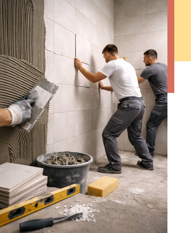 Укладка плитки на стены в Улан-Удэ от 871 руб. — качественно и недорого | ОТДЕЛОЧНИК-Лнд