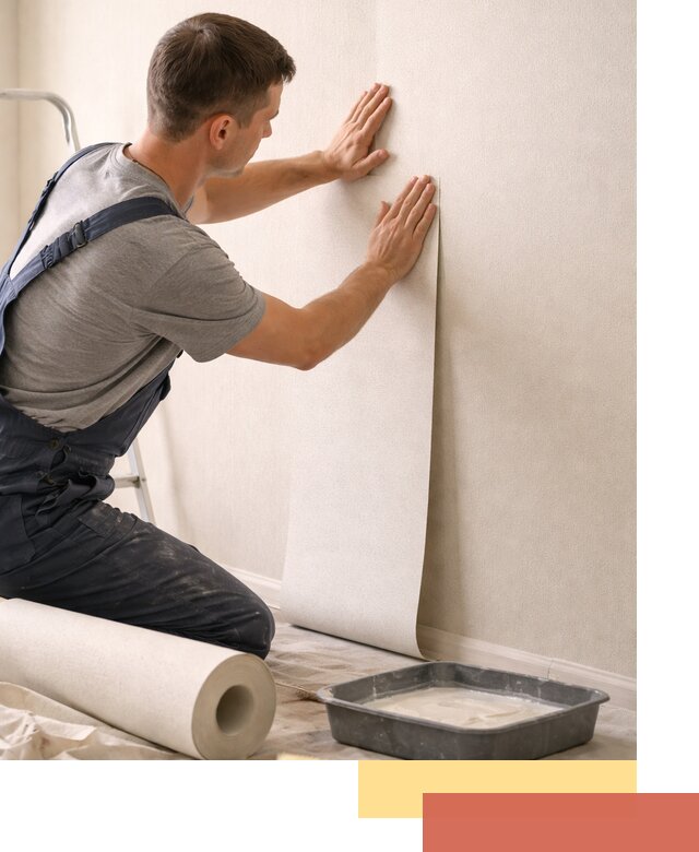 Поклейка флизелиновых обоев в Улан-Удэ качественно и быстро