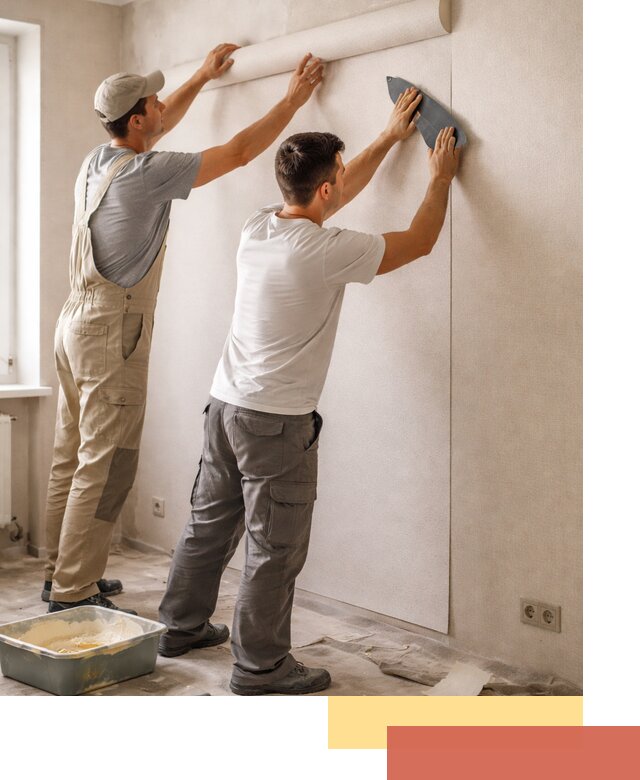 Поклейка виниловых обоев в Улан-Удэ профессионально и качественно