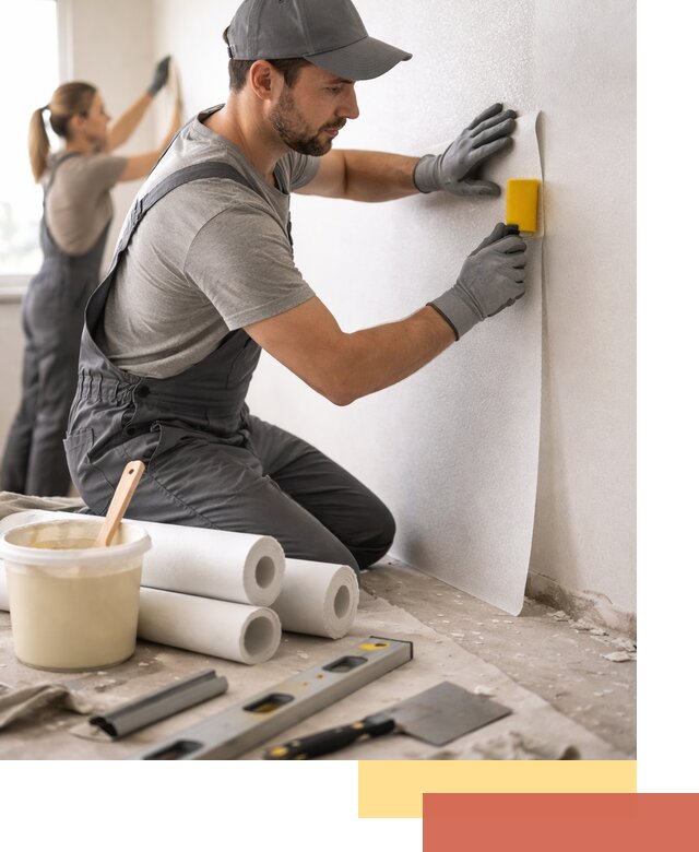 Поклейка стеклообоев профессионально в Улан-Удэ