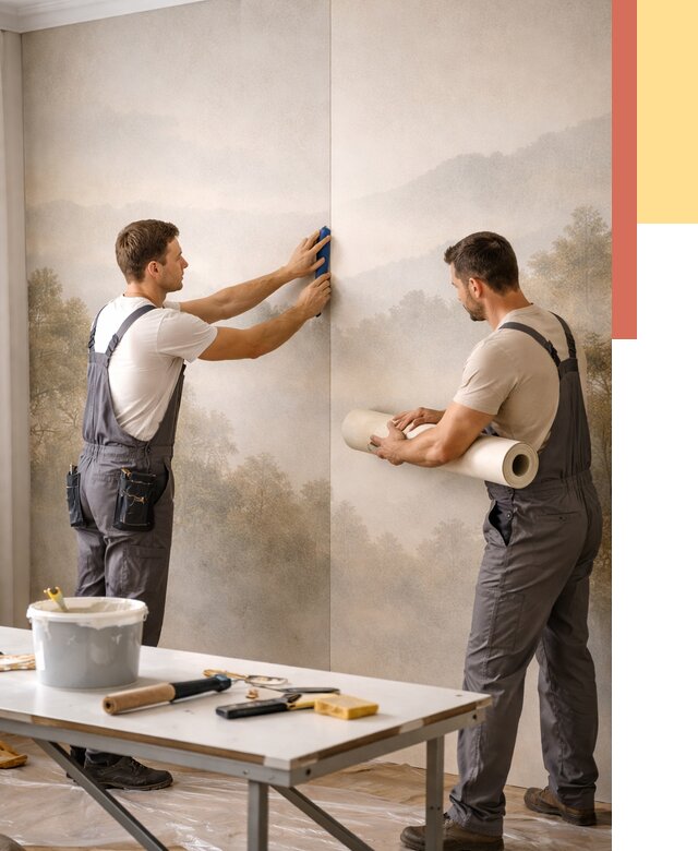 Поклейка фотообоев в Улан-Удэ от 8707 руб/м² — быстро и недорого | ОТДЕЛОЧНИК-Лнд