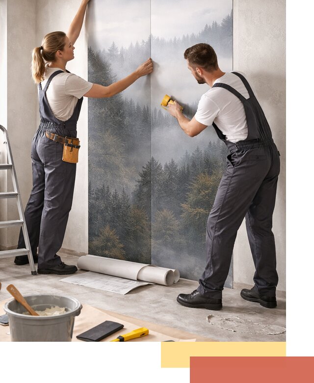 Поклейка фотообоев профессионально в Улан-Удэ под ключ