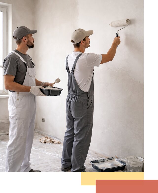 Покраска стен водоэмульсионной краской в Улан-Удэ