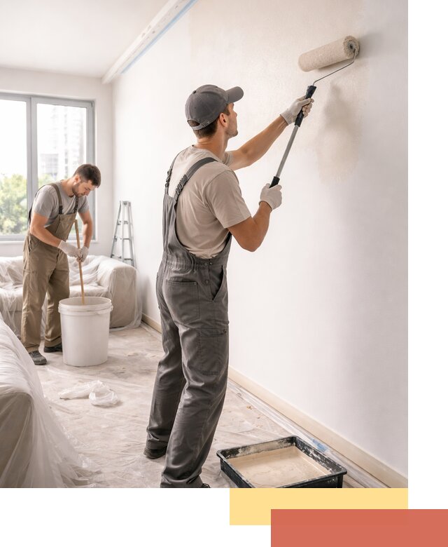 Покраска стен в офисе в Улан-Удэ — быстрый и качественный ремонт