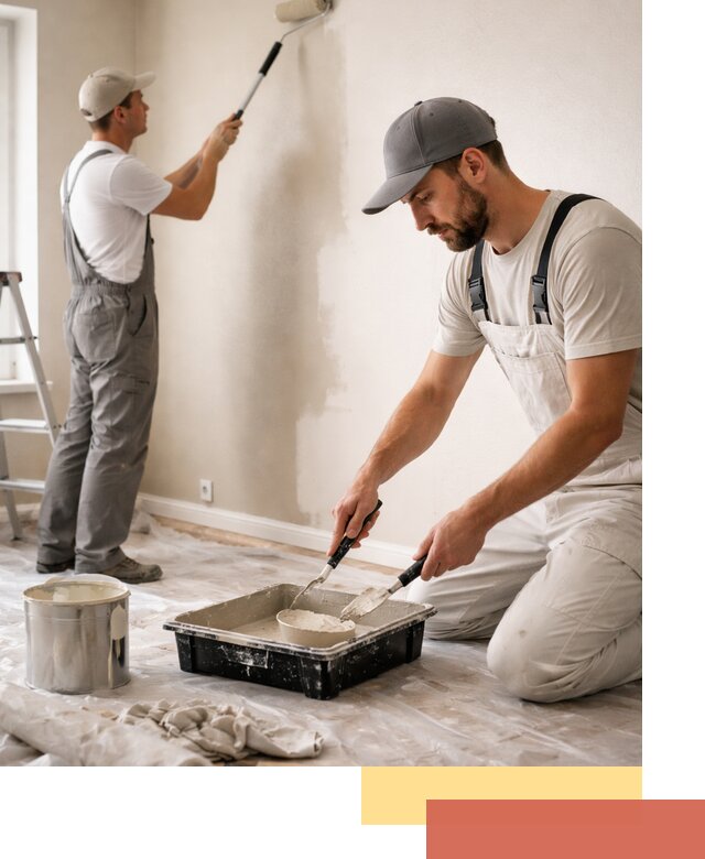 Покраска стен в квартире в Улан-Удэ — профессионально и аккуратно