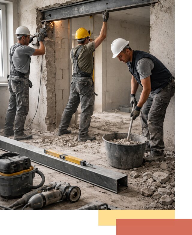 Создание проемов в стенах и несущих конструкциях в Улан-Удэ