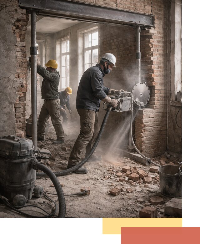 Прорезка проема в стене под дверной или оконный проем в Улан-Удэ