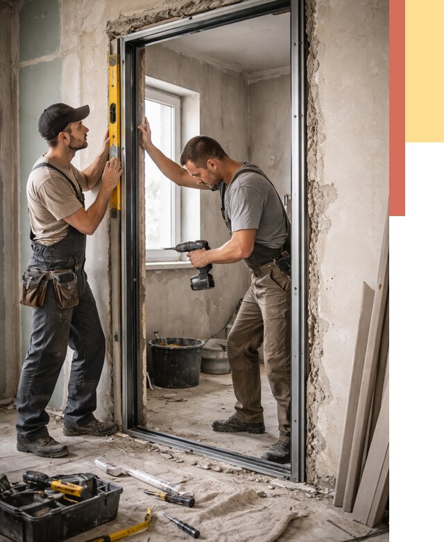 Закладка дверного проема в Улан-Удэ от 3585 руб. — быстро и недорого | ОТДЕЛОЧНИК-Лнд