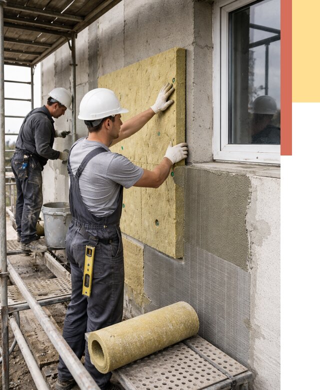 Утепление стен в Улан-Удэ от 4404 руб. под ключ — быстро и недорого | ОТДЕЛОЧНИК-Лнд