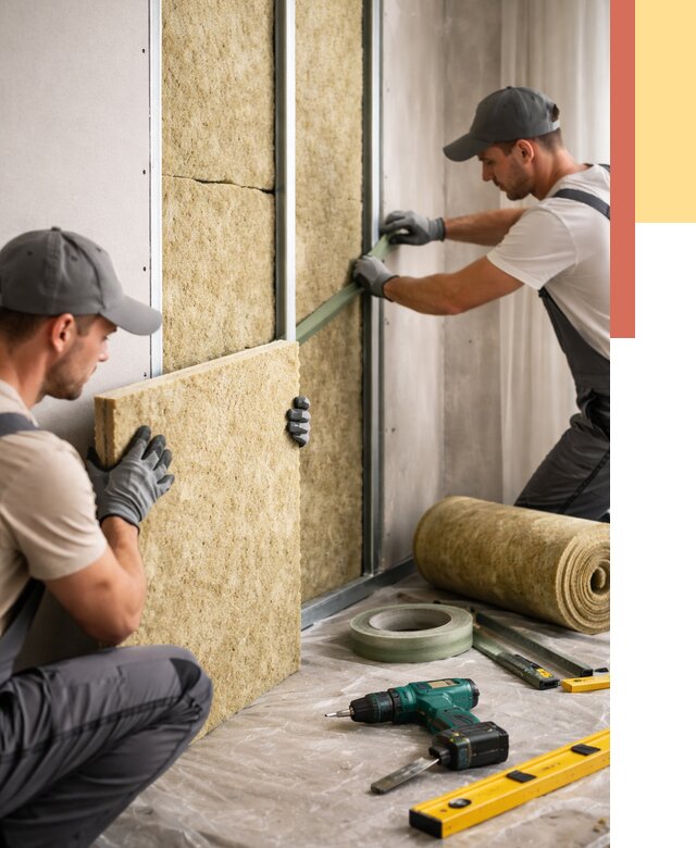 Шумоизоляция стен в Улан-Удэ под ключ от 1895 руб. | ОТДЕЛОЧНИК-Лнд