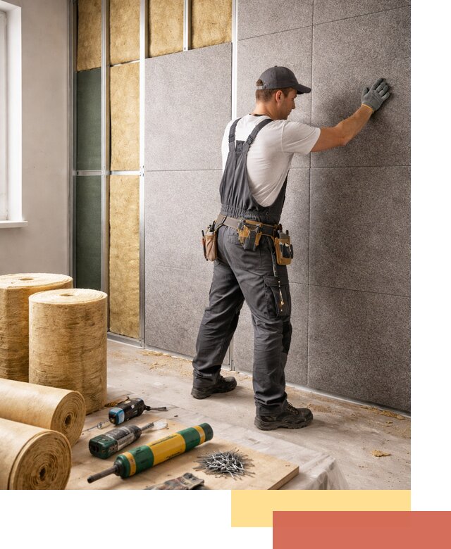 Профессиональная шумоизоляция стен в Улан-Удэ для квартиры и офиса