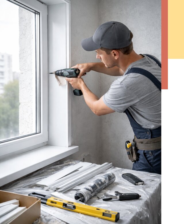 Установка пластиковых откосов в Улан-Удэ от 2305 руб. | ОТДЕЛОЧНИК-Лнд монтаж, быстро и недорого