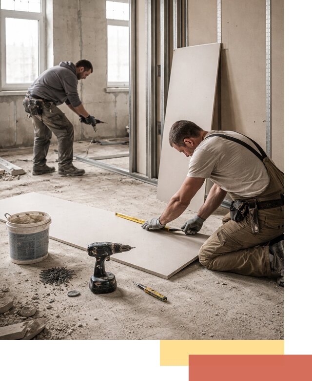 Кладка перегородок из ПГП под ключ в Улан-Удэ