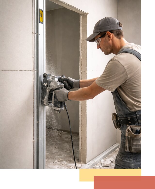 Устройство дверного проема в перегородке в Улан-Удэ