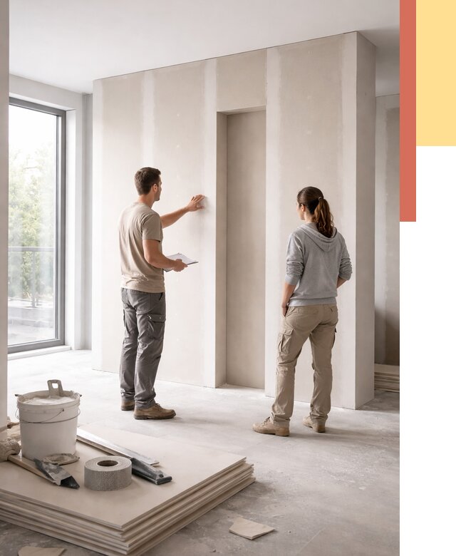 Зонирующая перегородка из гипсокартона в Улан-Удэ от 2868 руб. под ключ | ОТДЕЛОЧНИК-Лнд