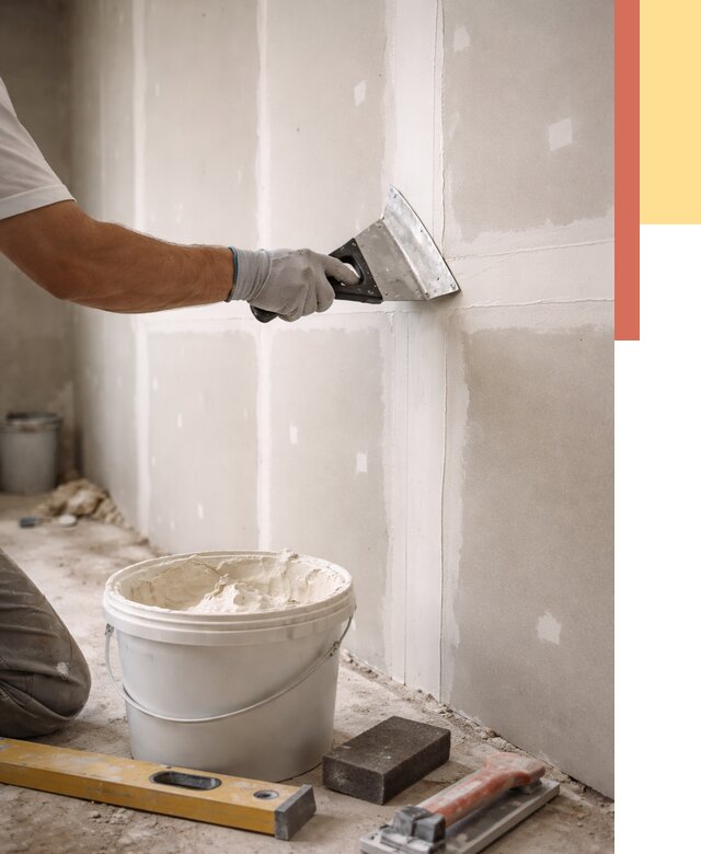 Шпаклевка перегородок из гипсокартона в Улан-Удэ от 2561 руб. — услуги ОТДЕЛОЧНИК-Лнд