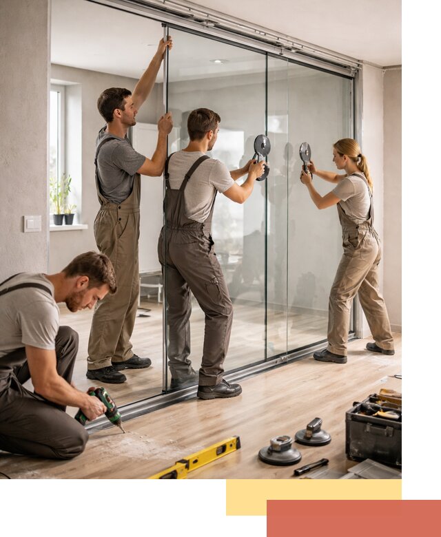 Изготовление стеклянных перегородок на заказ в Улан-Удэ