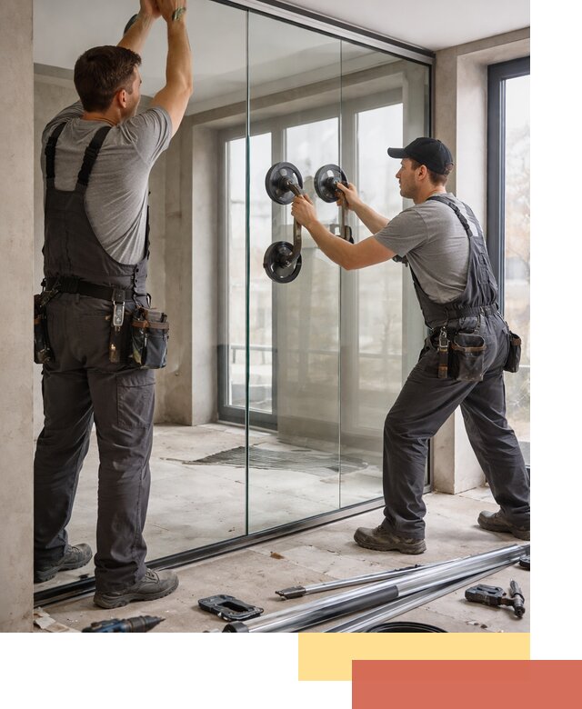 Цельностеклянные перегородки под ключ в Улан-Удэ