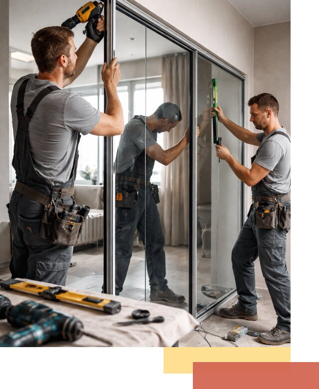 Каркасные стеклянные перегородки под ключ в Улан-Удэ