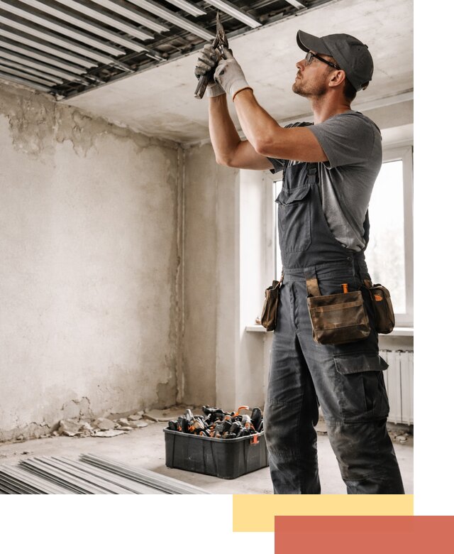 Демонтаж реечного потолка в Улан-Удэ быстро и аккуратно