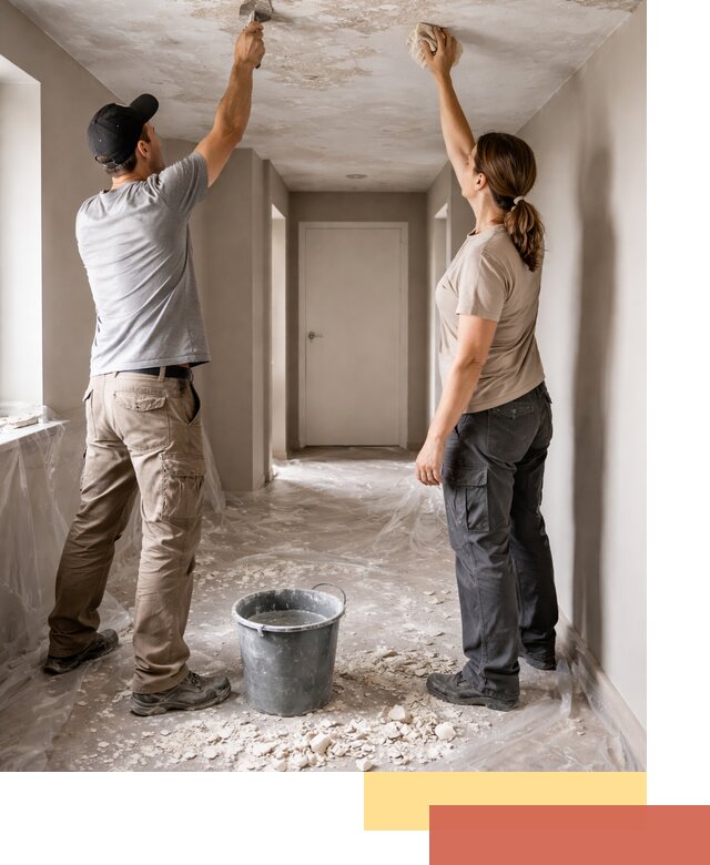 Удаление побелки с потолка в Улан-Удэ — быстро и аккуратно