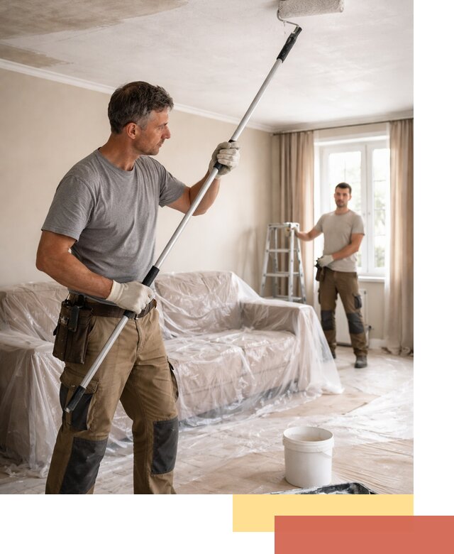 Грунтовка потолка в Улан-Удэ — подготовка под покраску и отделку