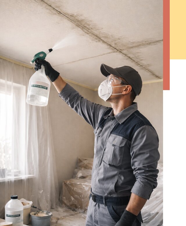 Антисептическая обработка потолка в Улан-Удэ от 2561 руб. | ОТДЕЛОЧНИК-Лнд