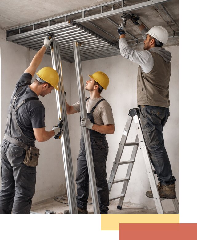 Монтаж реечного потолка под ключ в Улан-Удэ